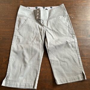 Nori Girls Shorts New Sz 10 Inseam 12 3/4” Y2K Gray 4125